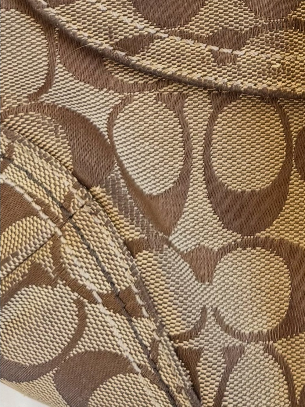 Y2K vintage Coach soho signature jacquard shoulder bag - Picture 14 of 15
